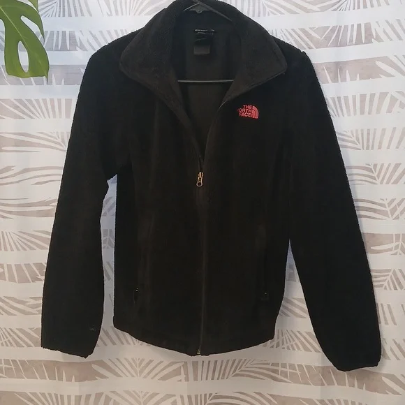 North Face Zip Front Jacket Breat Cancer Awareness w/Pink Ribbon on Sleeve - Picture 1 of 2